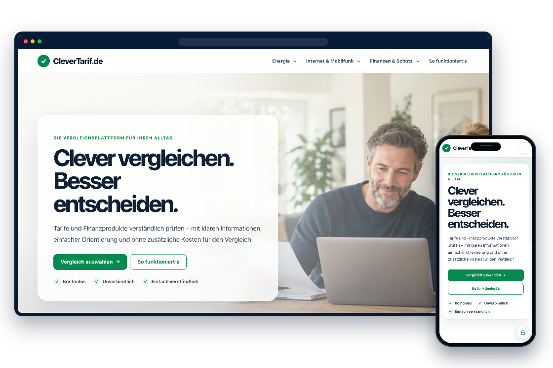 Kundenprojekt CleverTarif.de